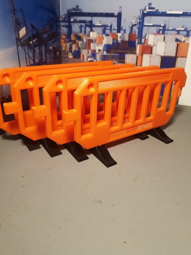Road barriers x4 - barriers,