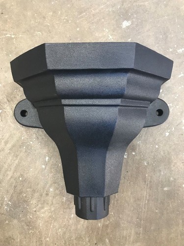 Cast iron effect downpipe - iron,
