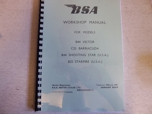 Bsa c25 b25 - bsa,