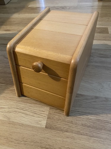 Small drop front wooden bread - drop,
