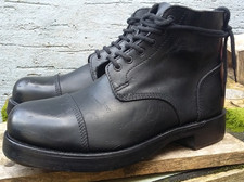 BRITISH ARMY AMMO BOOTS 10 M Black Hobnail Studded Royal Guards Military Cadets