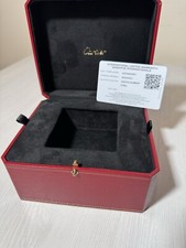 BRAND NEW CARTIER JEWELLERY BOX RED GOLD DESIGNER CARTIER WATCH GIFT TRAVEL BOX