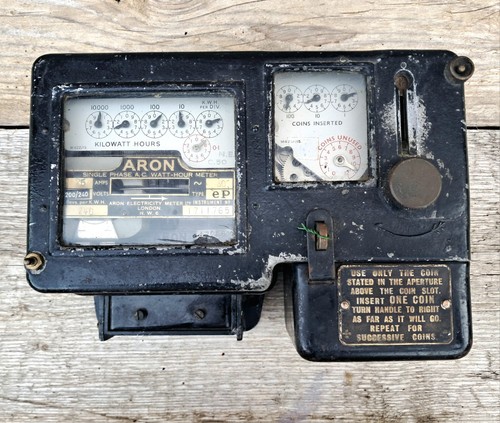 Vintage aron electricity - electricity, coin