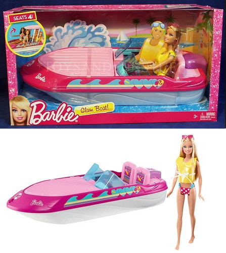 New barbie glam boat with - barbie,