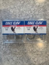 2 Packs Eagle Claw Lazer Sharp Big Game Titan 8/0 Shark Tuna Grouper