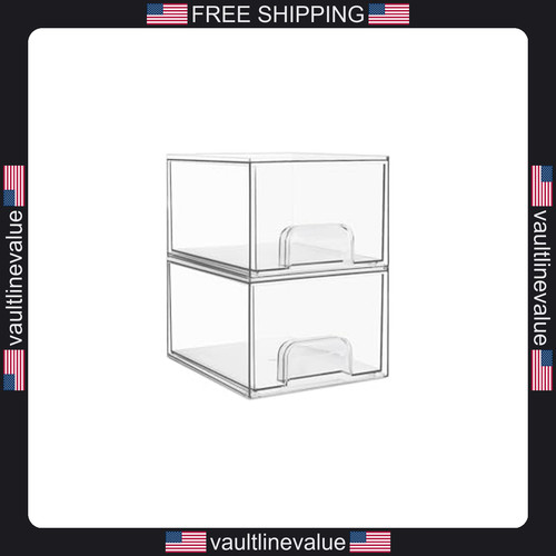 Vtopmart clear stackable - clear,