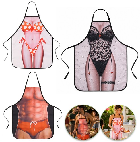 Novelty apron funny man muscle - novelty,