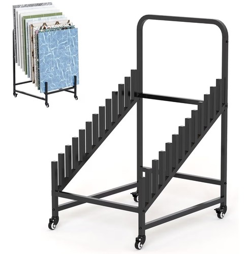 Tile sample display - sample, rack