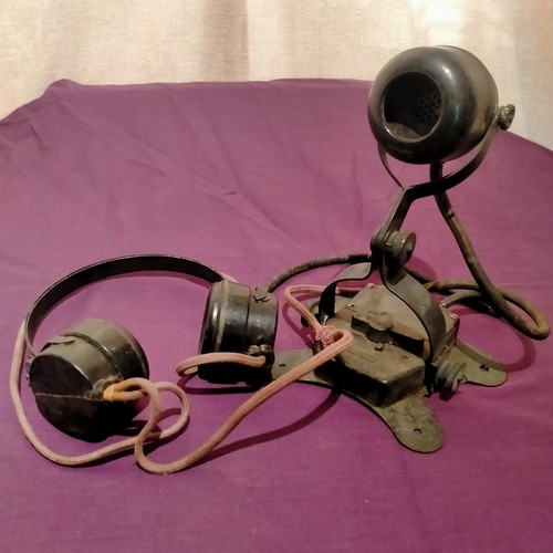 Vintage ww2 chest mount radio - ww2,