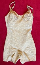 ULTRA VINTAGE RARE CROSSDRESSER OPEN CROTCH CORSELETTE SHAPEWEAR GARTERBELT