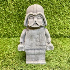 Concrete Darth Vader Figure Star Wars Theme Garden Ornament Frost Protected