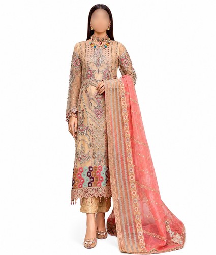 Pakistani wedding dress hand - dress,
