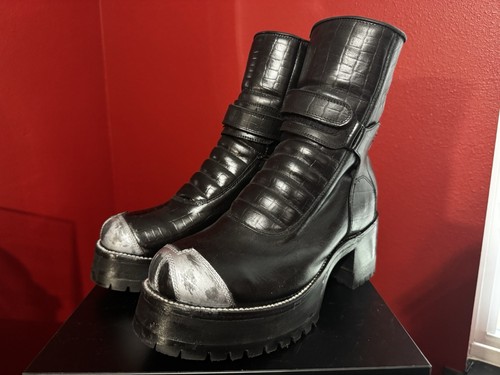 Platform boots men custom rob - platform,