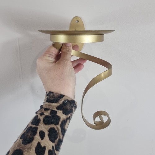 Pair gold metal wall - pair,
