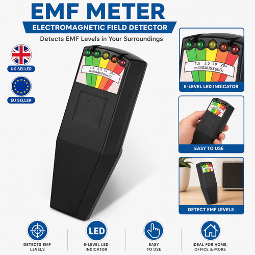 Handheld led emf meter - led,