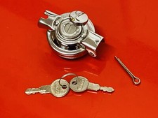 VESPA 50 SPECIAL SS50 SS90 V90 V100 PRIMAVERA 125 CHROME LOCKABLE  FUEL TANK CAP
