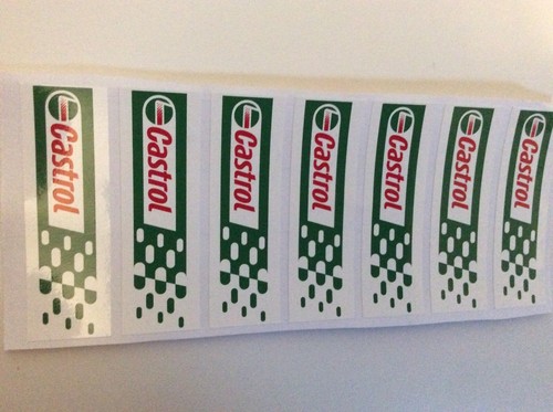 Decals castrol 70mm x - 7,