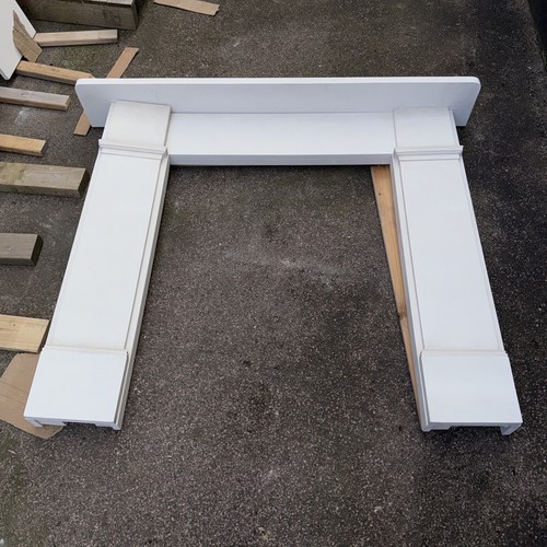 Limestone fireplace surround - limestone,
