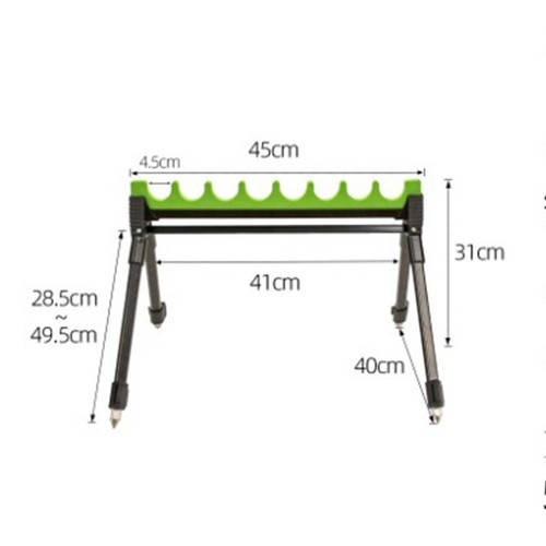 Section fishing rod holder - section,