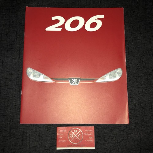 Rare peugeot 206 brochure - peugeot,