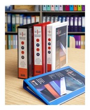 Eastlight Presentation Ring Binders, 2 or 4 Ring, 25-65mm, choice of colours