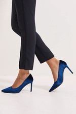 Dorothy Perkins Navy Court Shoes Womens Party Heels