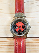 Vintage Camel Trophy Adventure Watch Day Date Triple Red Dial - 33mm