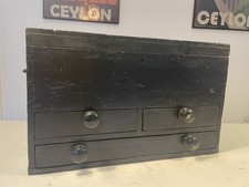vintage drawers unit trunk box antique storage freestanding tool box engineers