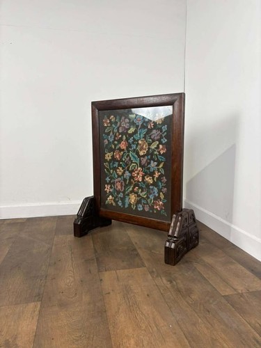 Vintage oak framed - vintage, floral