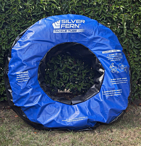 Silver fern tackle tube rugby - silver,