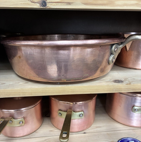 Vintage copper brass - brass, twin
