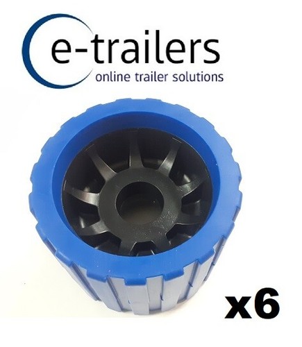 Boat trailer blue black - 6x,