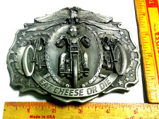 1987 motorcycle buckle vintage