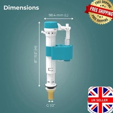 Toilet Cistern Valve Fill 1/2"