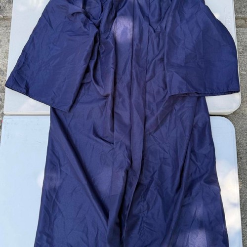 Navy blue polyester graduation