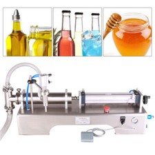Automatic Liquid Paste Filling Machine Pneumatic Filler 100-1000ml 40 Bottle/Min