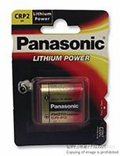 PANASONIC   CR-P2L/1BP   BATTERY, PHOTO LITHIUM, CRP2P, 6V