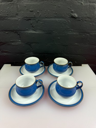 Denby imperial blue tea cups - denby,