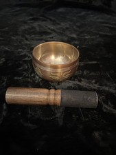 Etched singing bowl 8cm