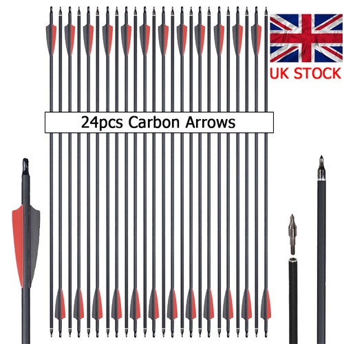 24pcs archery carbon - 24pcs,