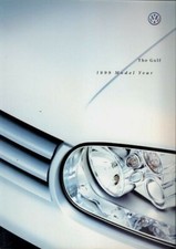 Volkswagen Golf Hatchback Mk4 1998-99 UK Market Sales Brochure E S SE GTi V5