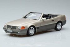 Norev 183719 Mercedes-Benz 500 SL 1989 R129 Smoke Silver Metallic 1:18 Model Car