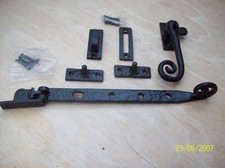 black antique cast iron window