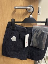 Girls Black Glittery Thick