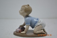 Lladro Ready to Roll Boy with Toy Car Porcelain Figurine #6429