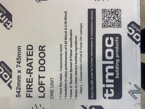 Fire rated loft hatch access - fire, hatch/access