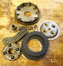 114-038-72E Primary Chain BSA B44 New Plus Used Clutch Basket Hub & More