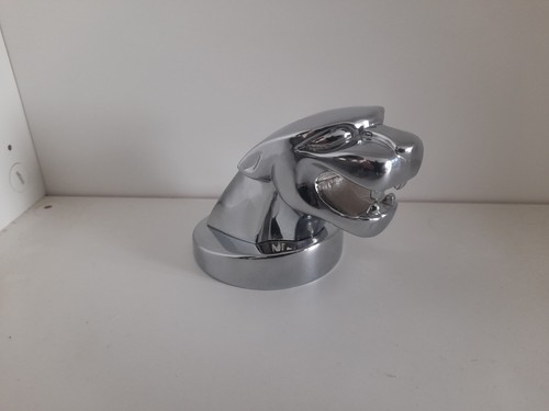 Chrome jaguar head bottle - jaguar,