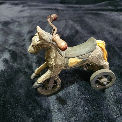 Vintage toy horse tricycle - horse,