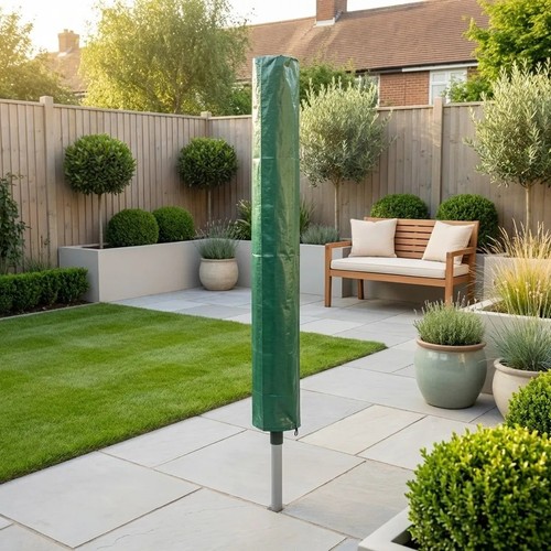 Green rotary washing line - washing,